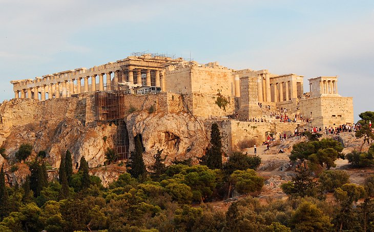 greece-athens-attractions-acropolis-from-a-distance-sunset